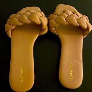 Express sandals. Brand new, never worn outside, only tried on around the house.